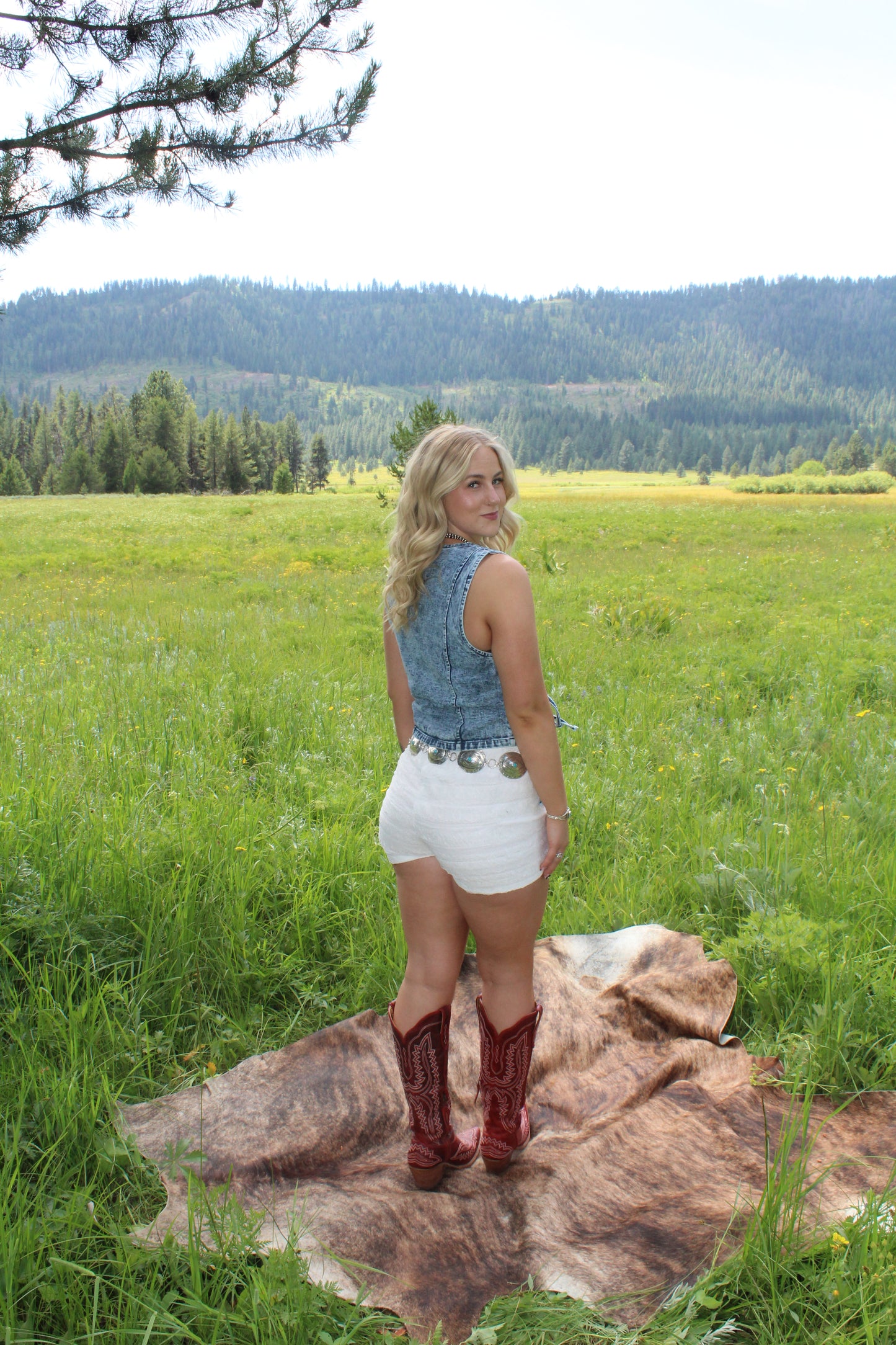 Lace Bow Waist Shorts