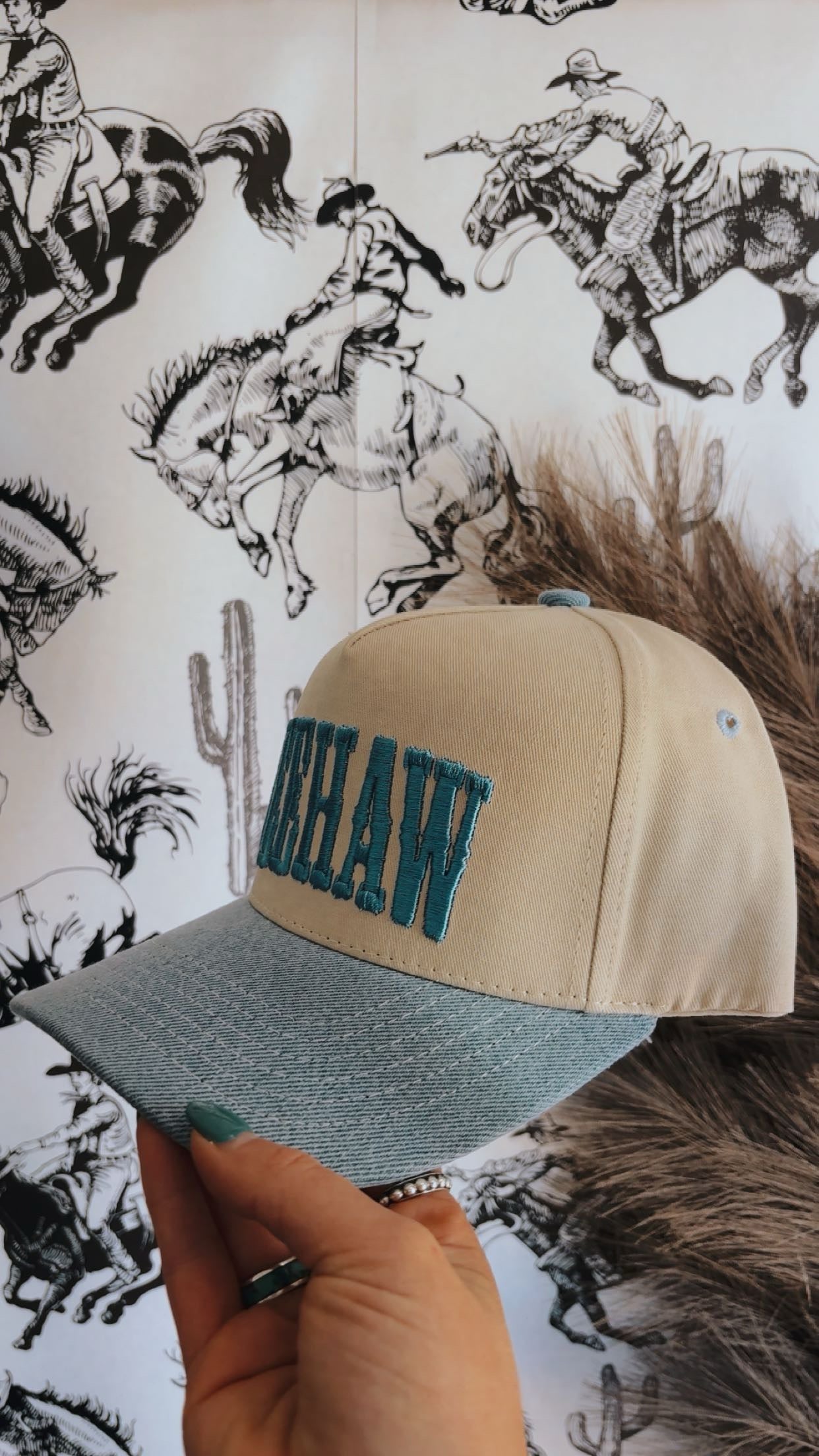 YEEHAW embroidered trucker hat
