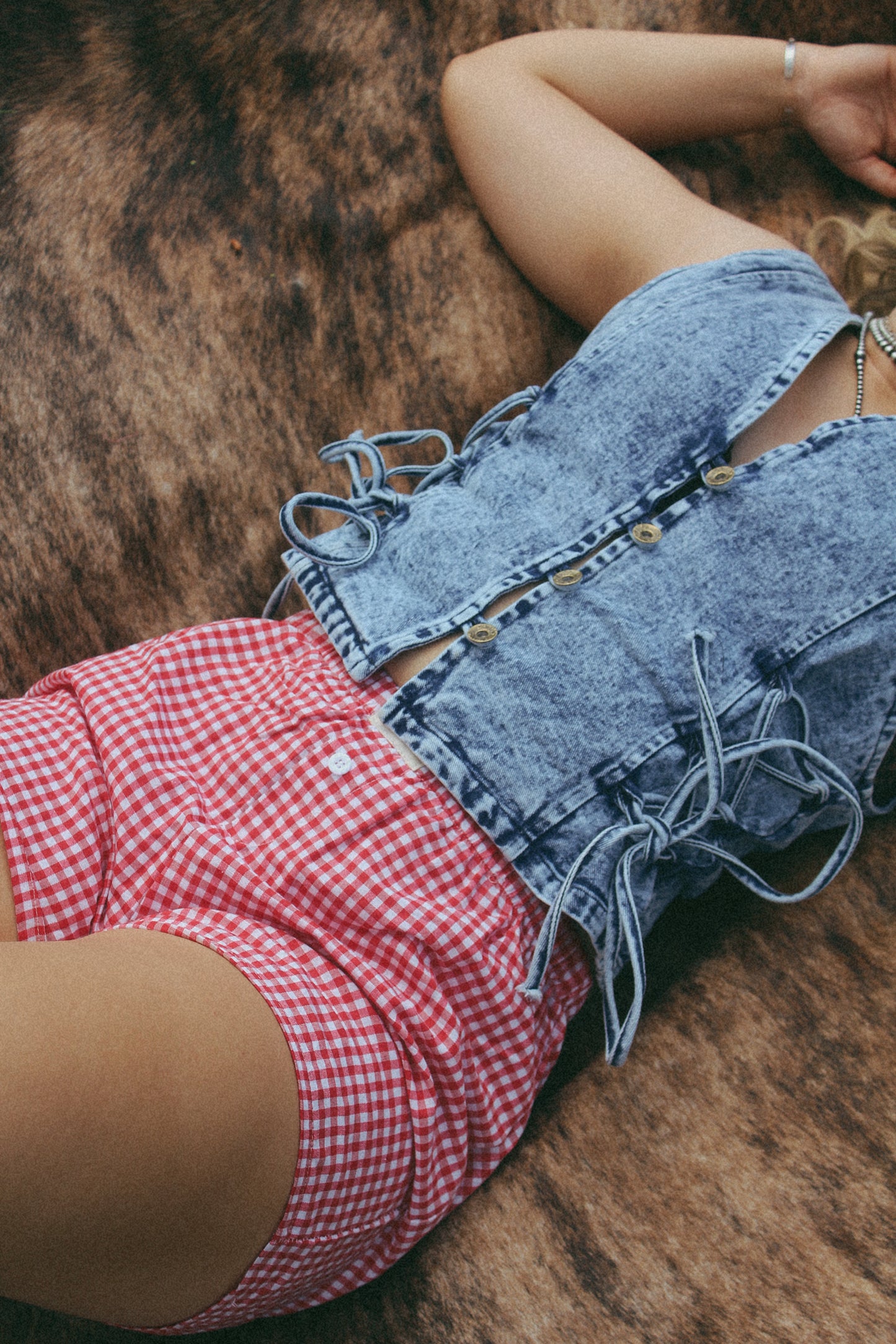 Americana Gingham Boxer Shorts