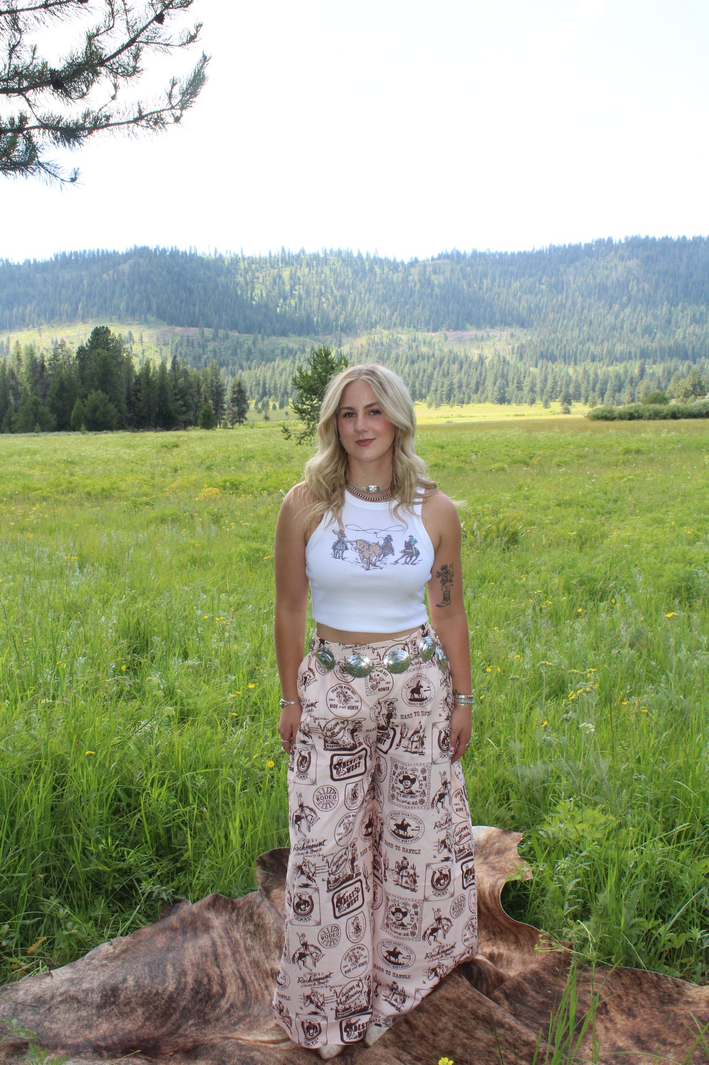 Lets Rodeo Wide Leg Pants