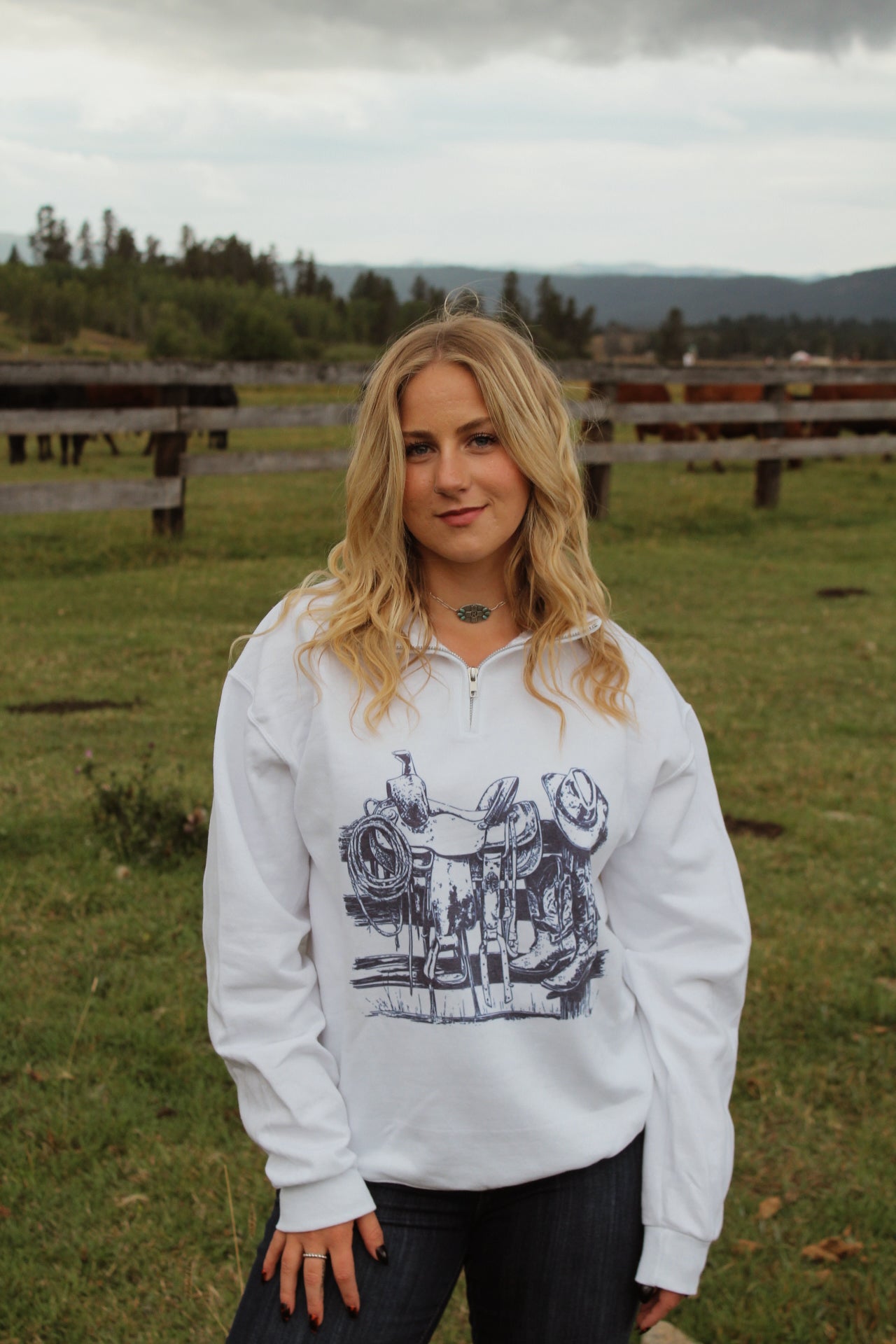 Cowgirl Gear Quarter Zip