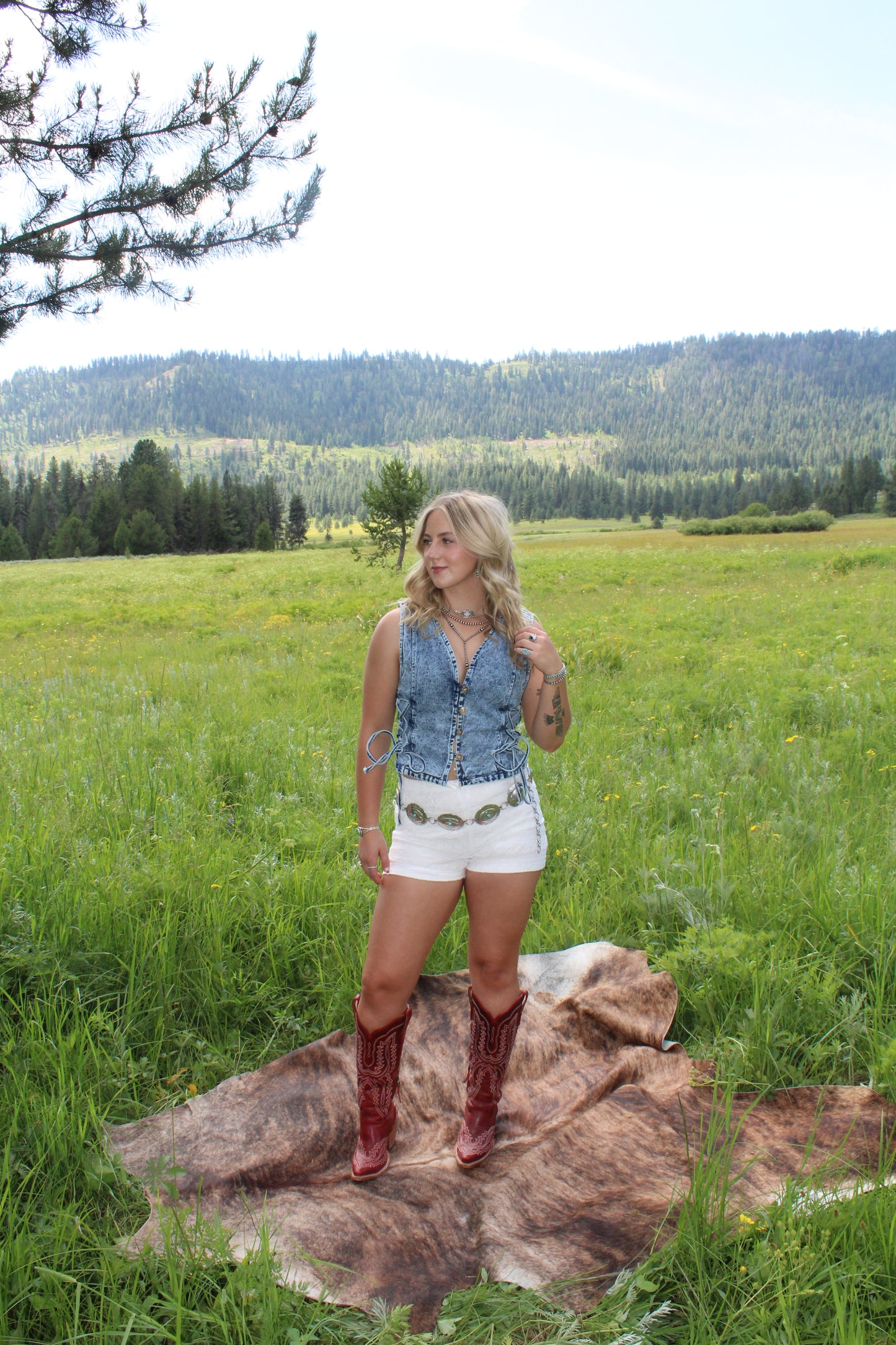 Dainty Denim Vest