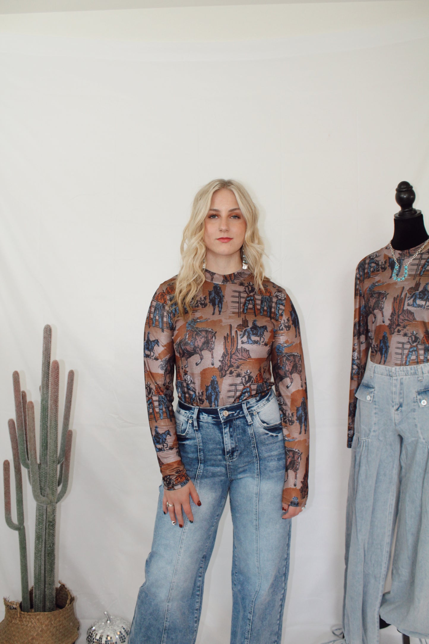 Cowboy Butts mesh top