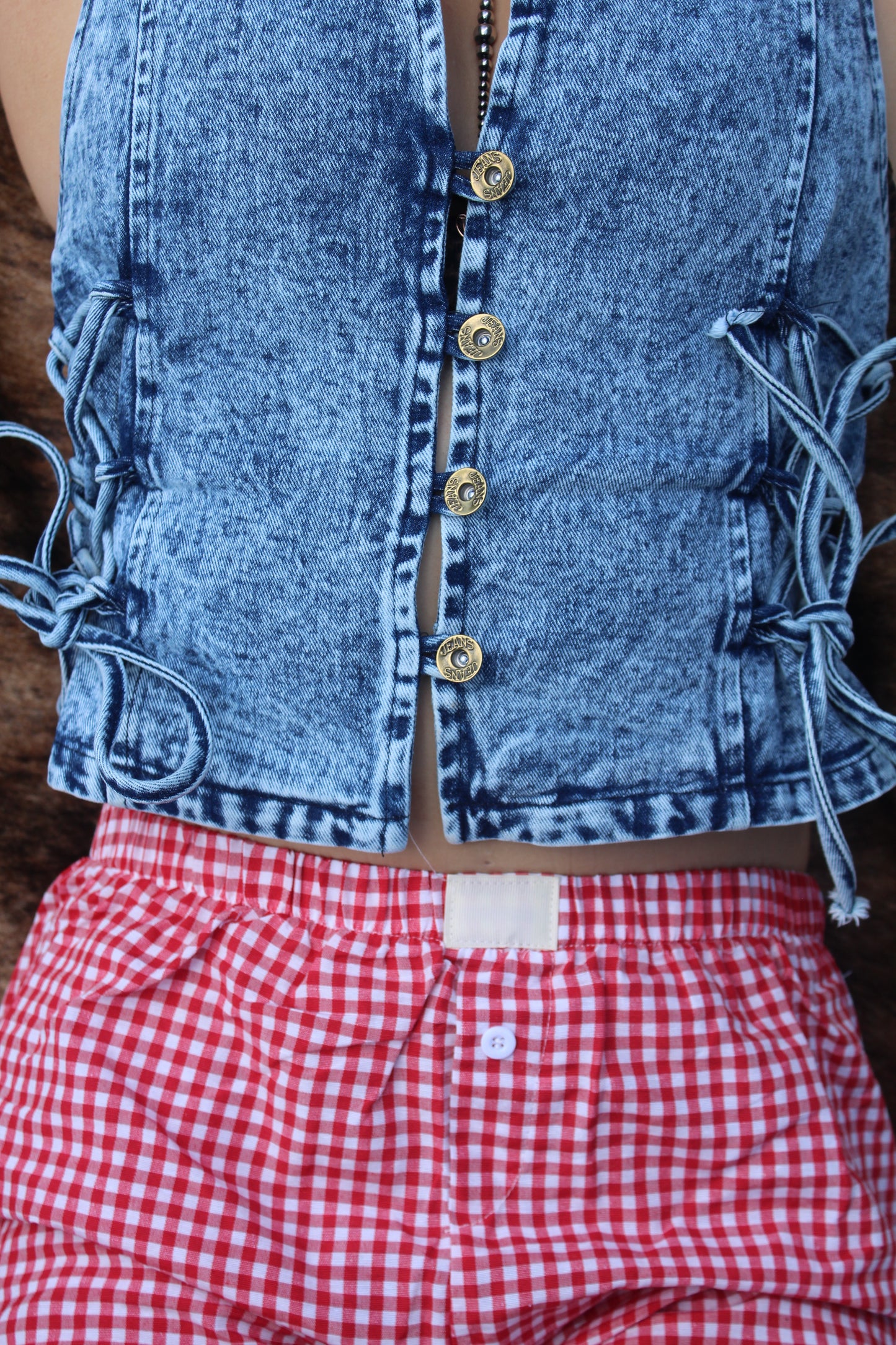 Dainty Denim Vest