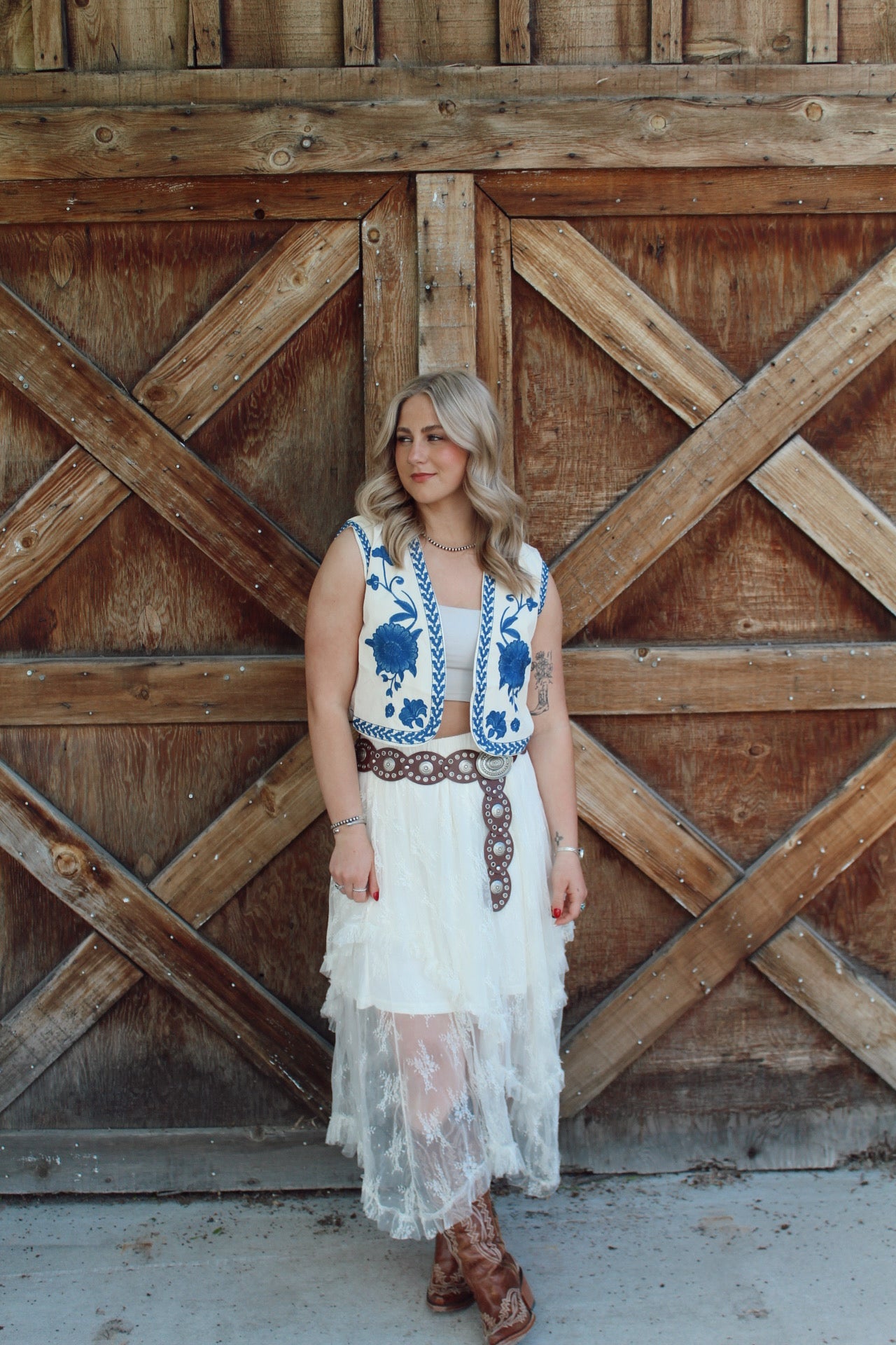Cowboy blues vest