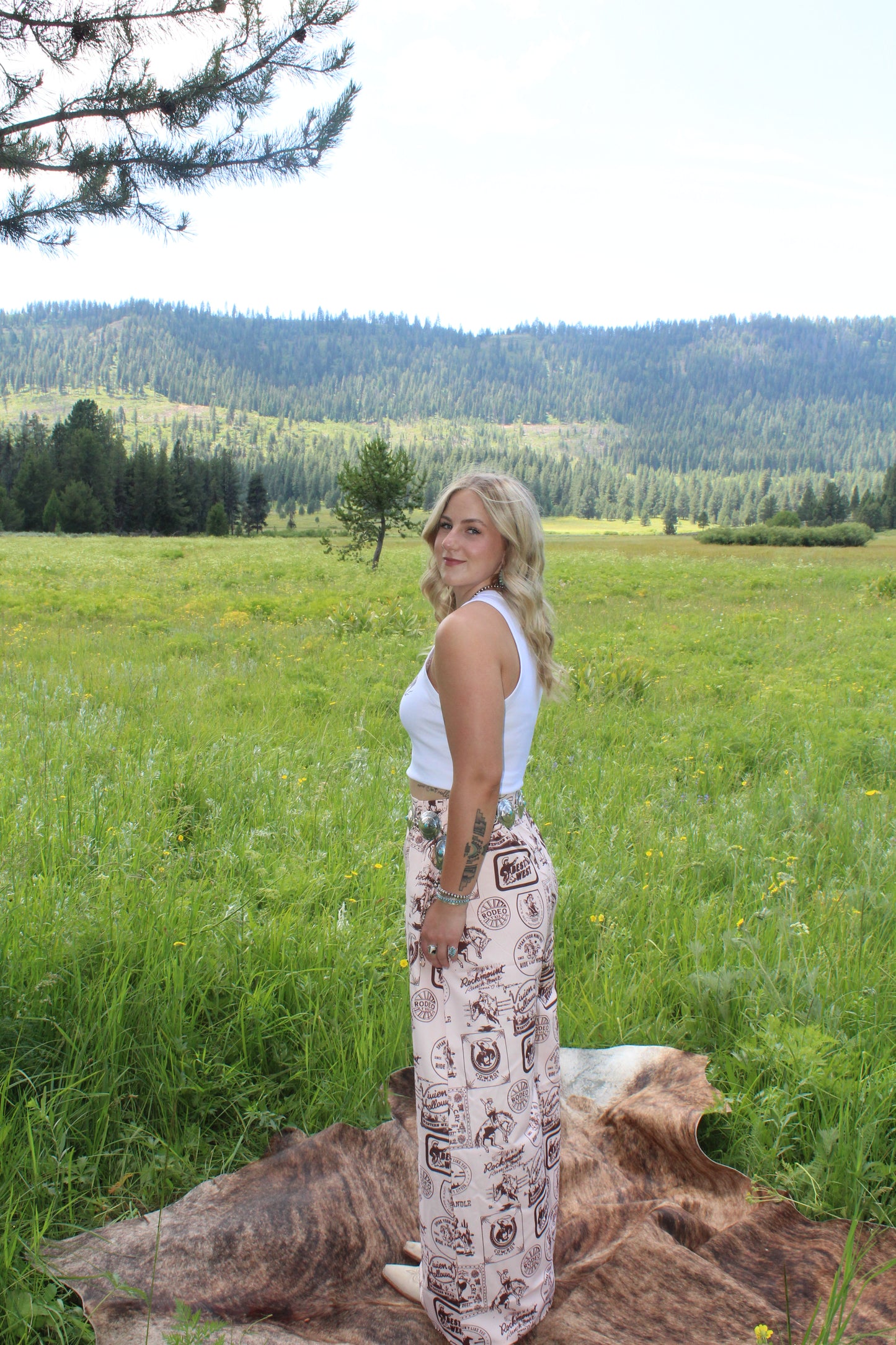 Lets Rodeo Wide Leg Pants