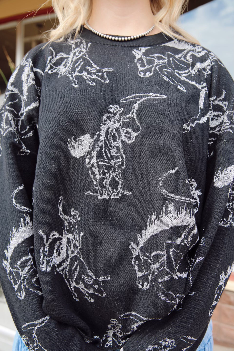 The Sparkle Bronc Sweater