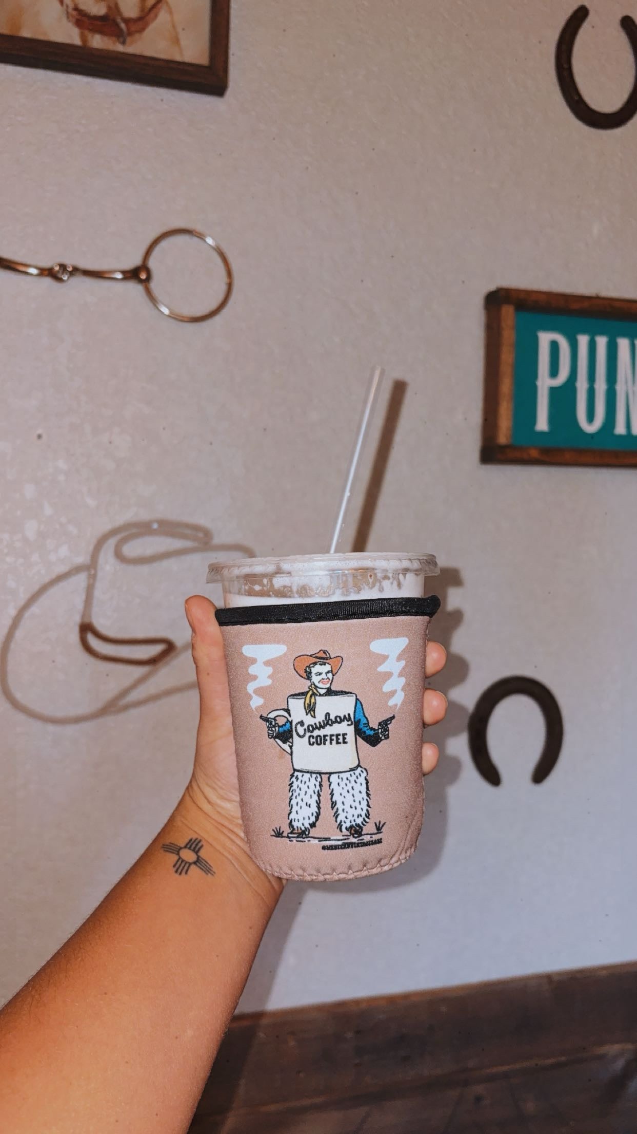 Cowboy Coffee Coozie