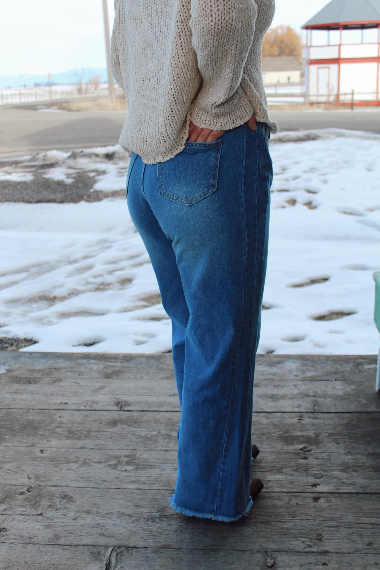 Open Range Wide-Leg Denim