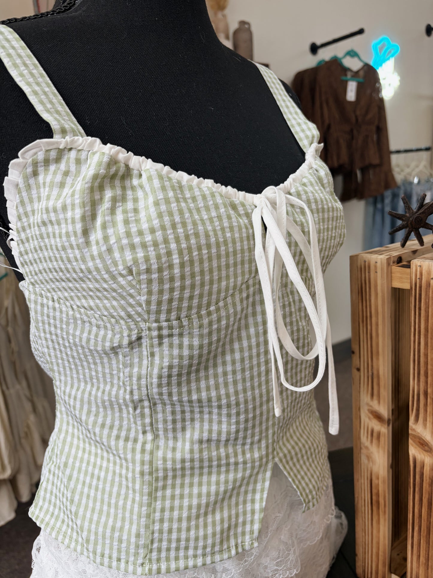 Willow Gingham Top