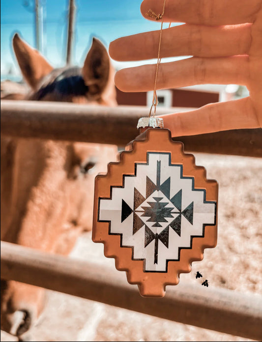 Tinsel Taos Ornament
