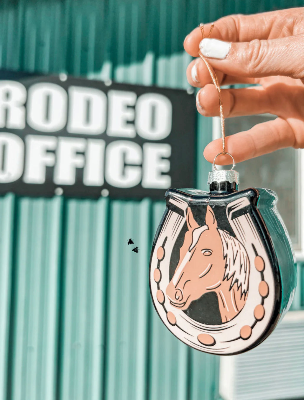 Deck the Stalls Christmas Ornament