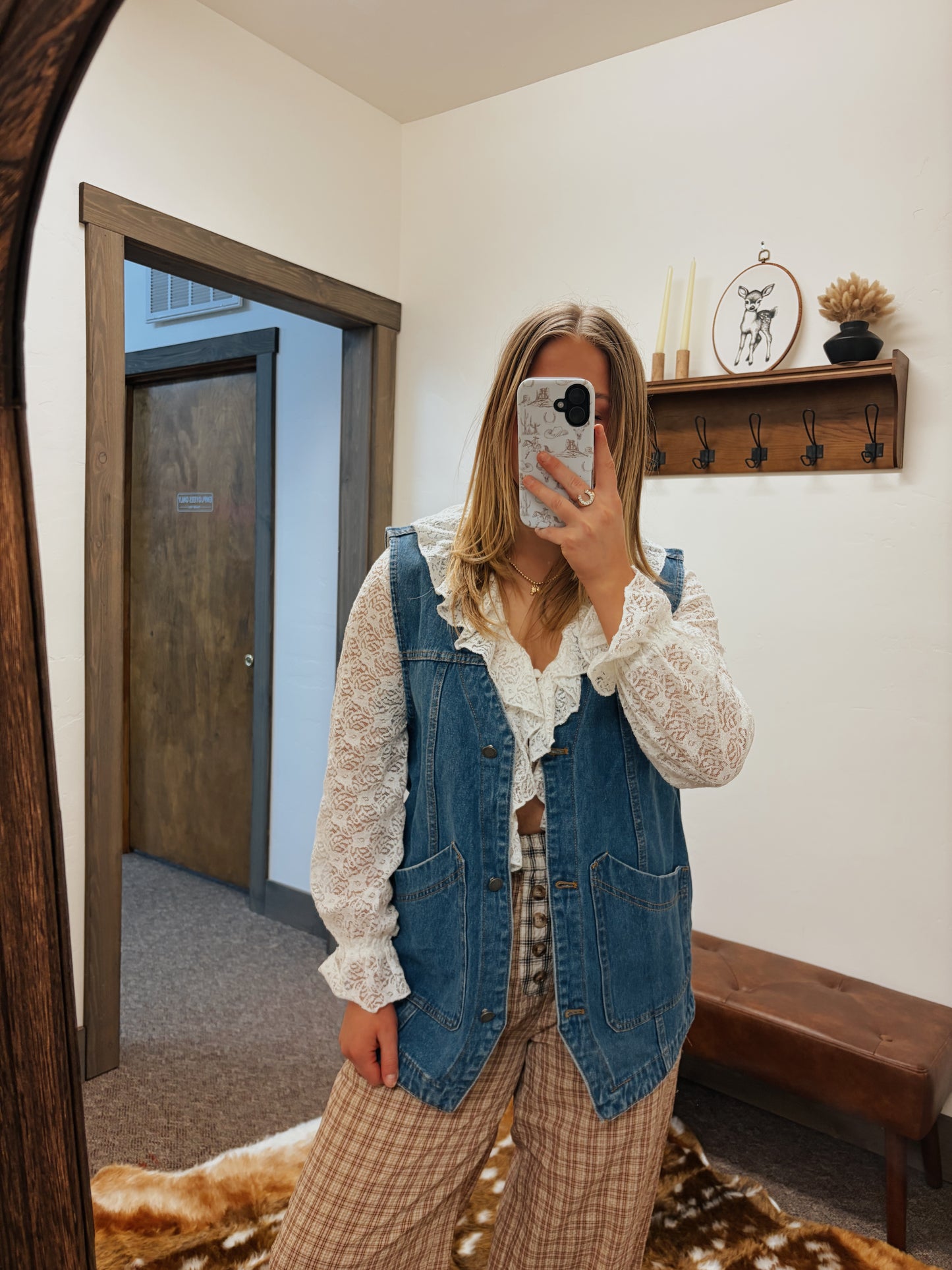 Golden Hour Denim Vest