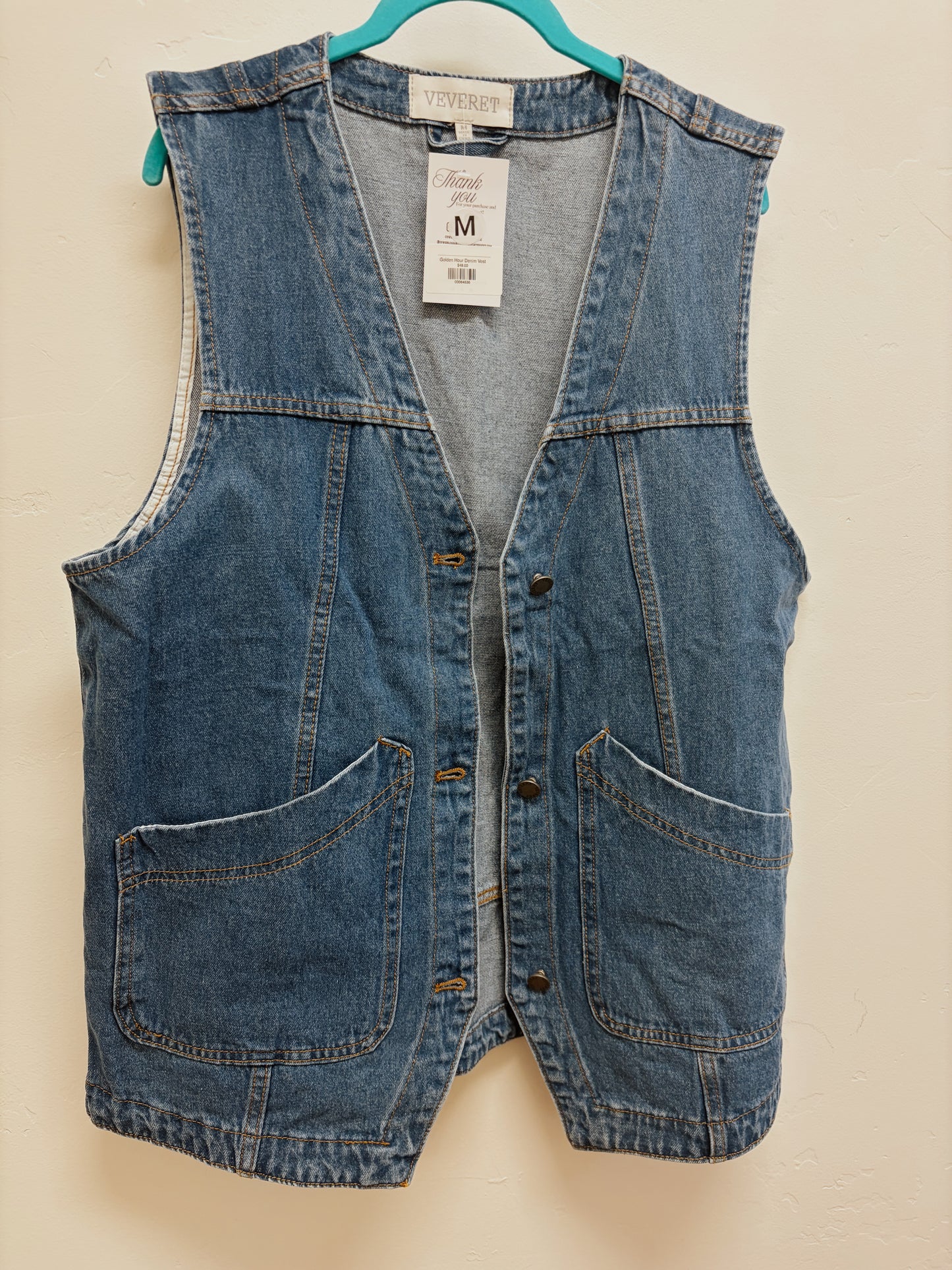 Golden Hour Denim Vest