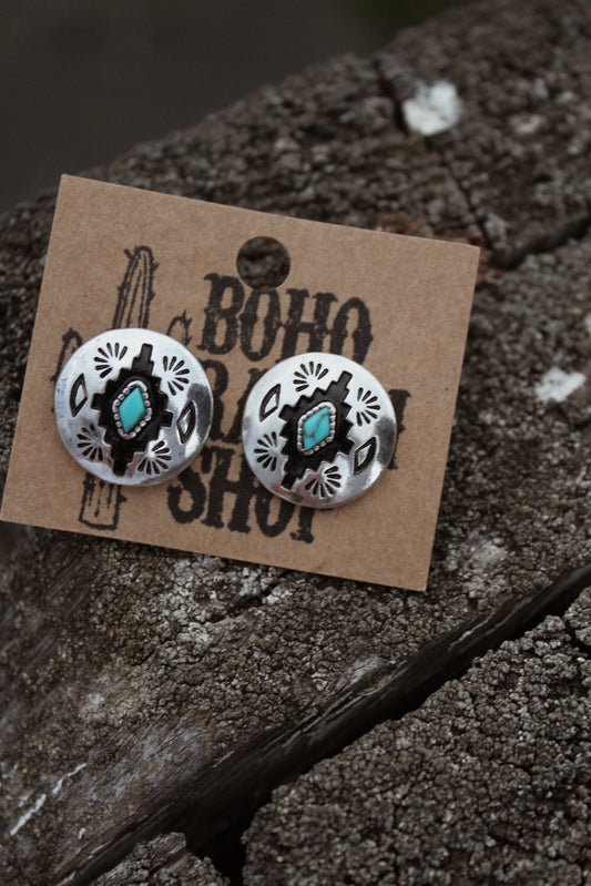 Turquoise Trails Earrings