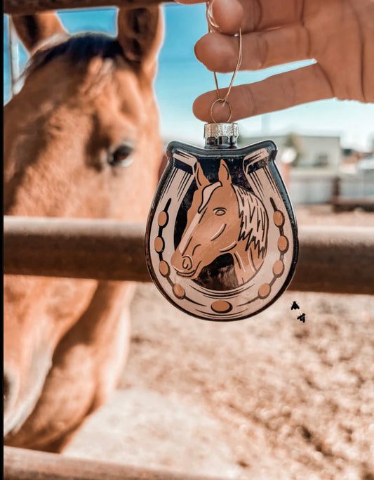 Deck the Stalls Christmas Ornament