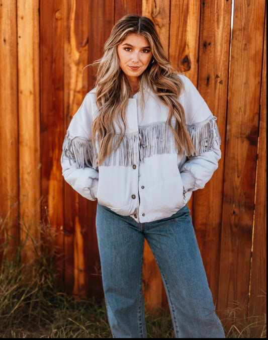 Ya'll Fly Fringe Jacket