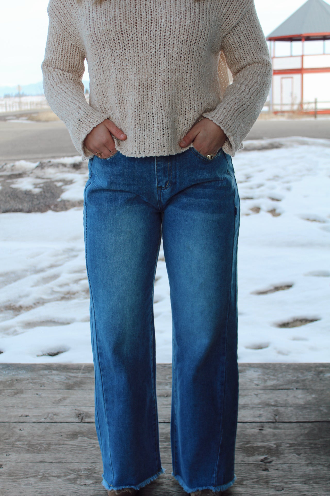 Open Range Wide-Leg Denim