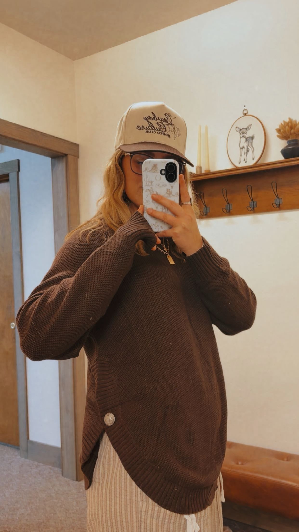 Saddle Ridge Knit Sweater