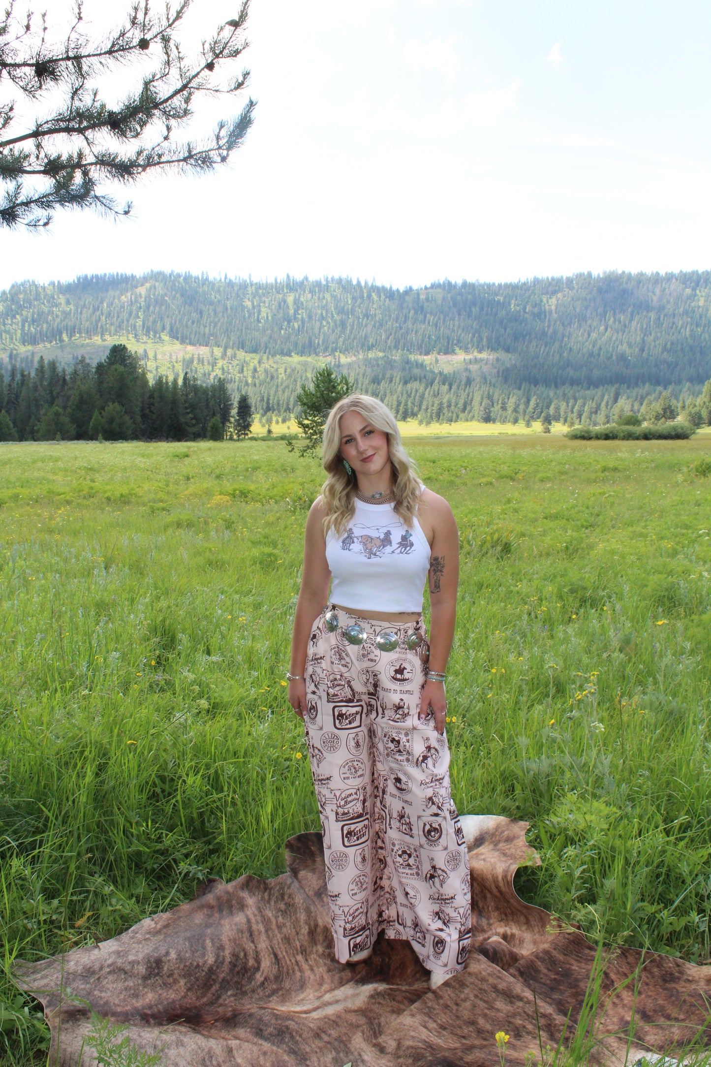 Lets Rodeo Wide Leg Pants