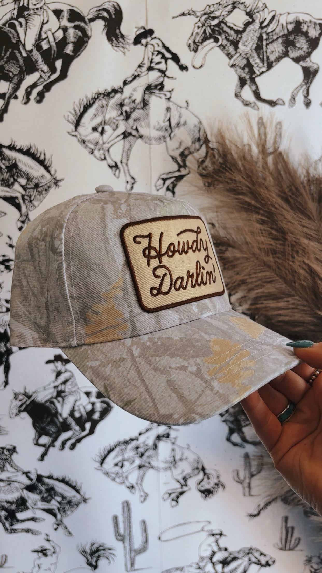 Howdy Darlin' Embroidered Trucker Hat