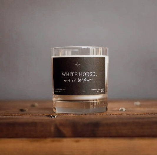 White Horse Candle