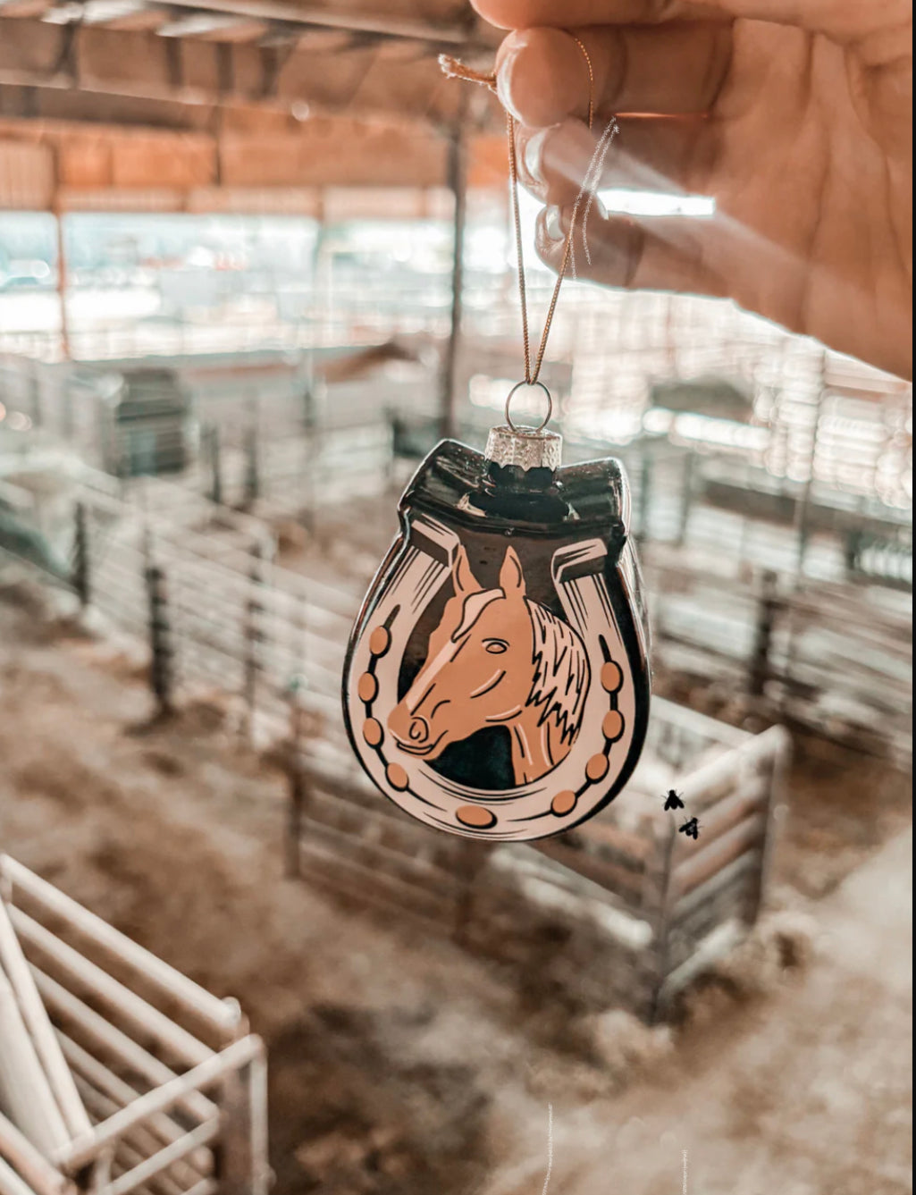Deck the Stalls Christmas Ornament