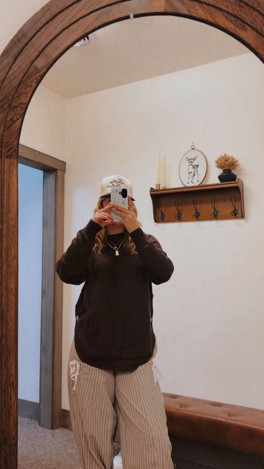 Saddle Ridge Knit Sweater