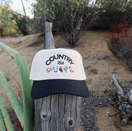 Country-ish Embroidered Hat