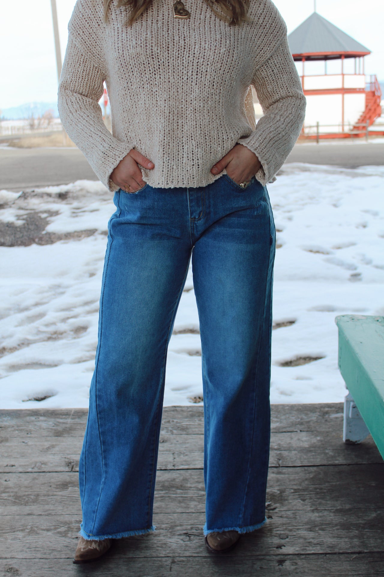 Open Range Wide-Leg Denim