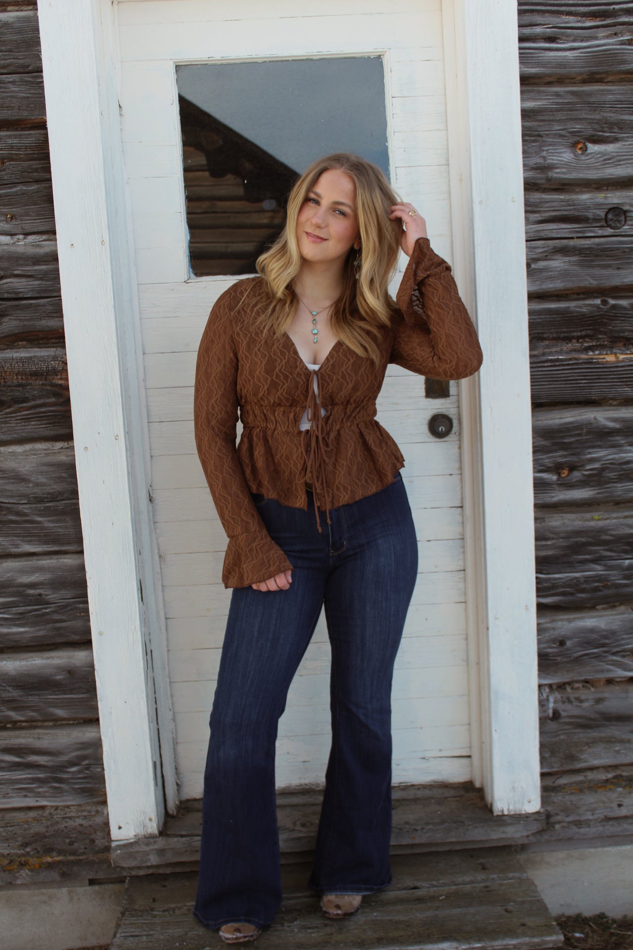 The Saddle Bloom Blouse