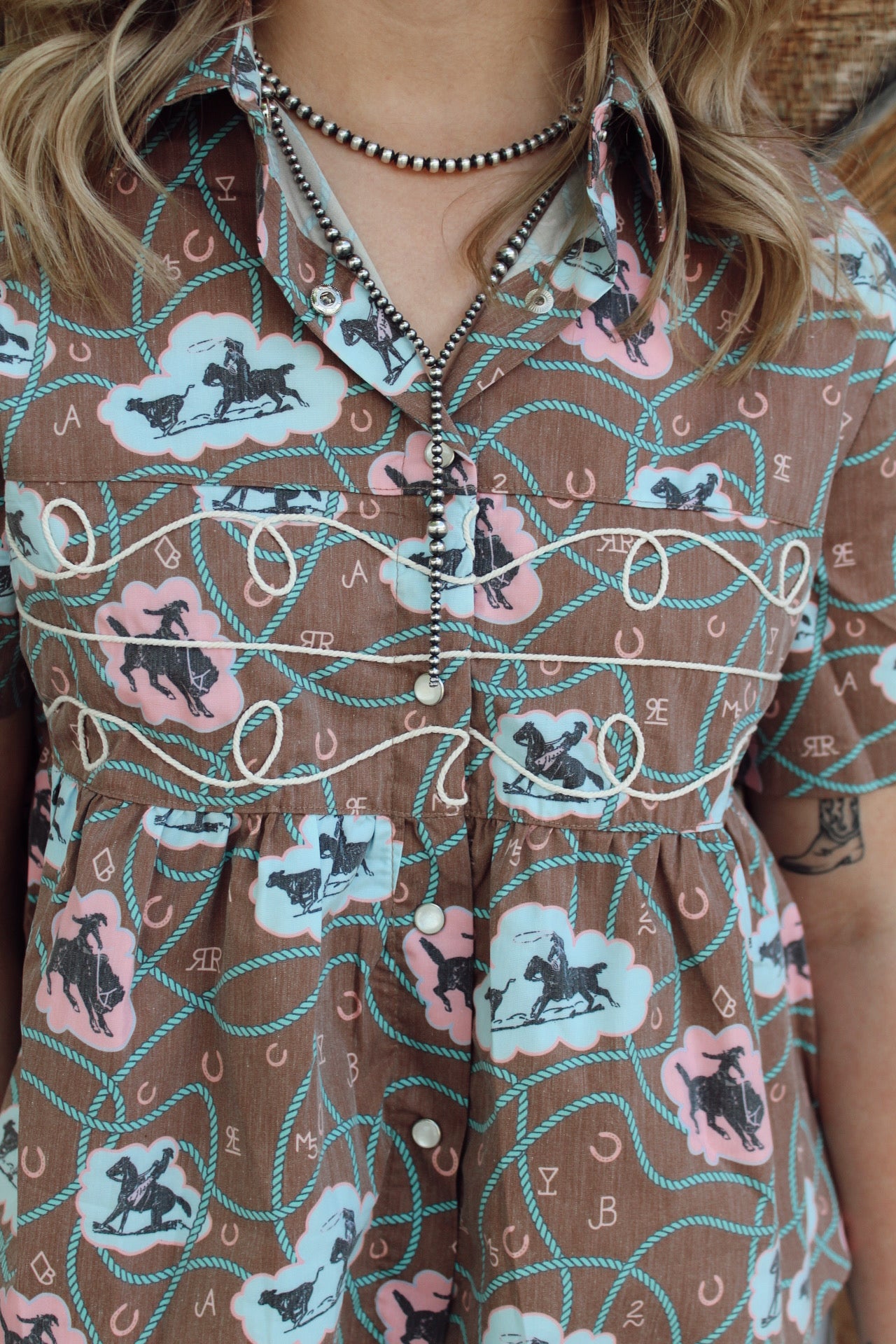 Loopty Lou Top *bubble bronc