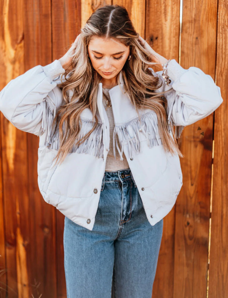 Ya'll Fly Fringe Jacket