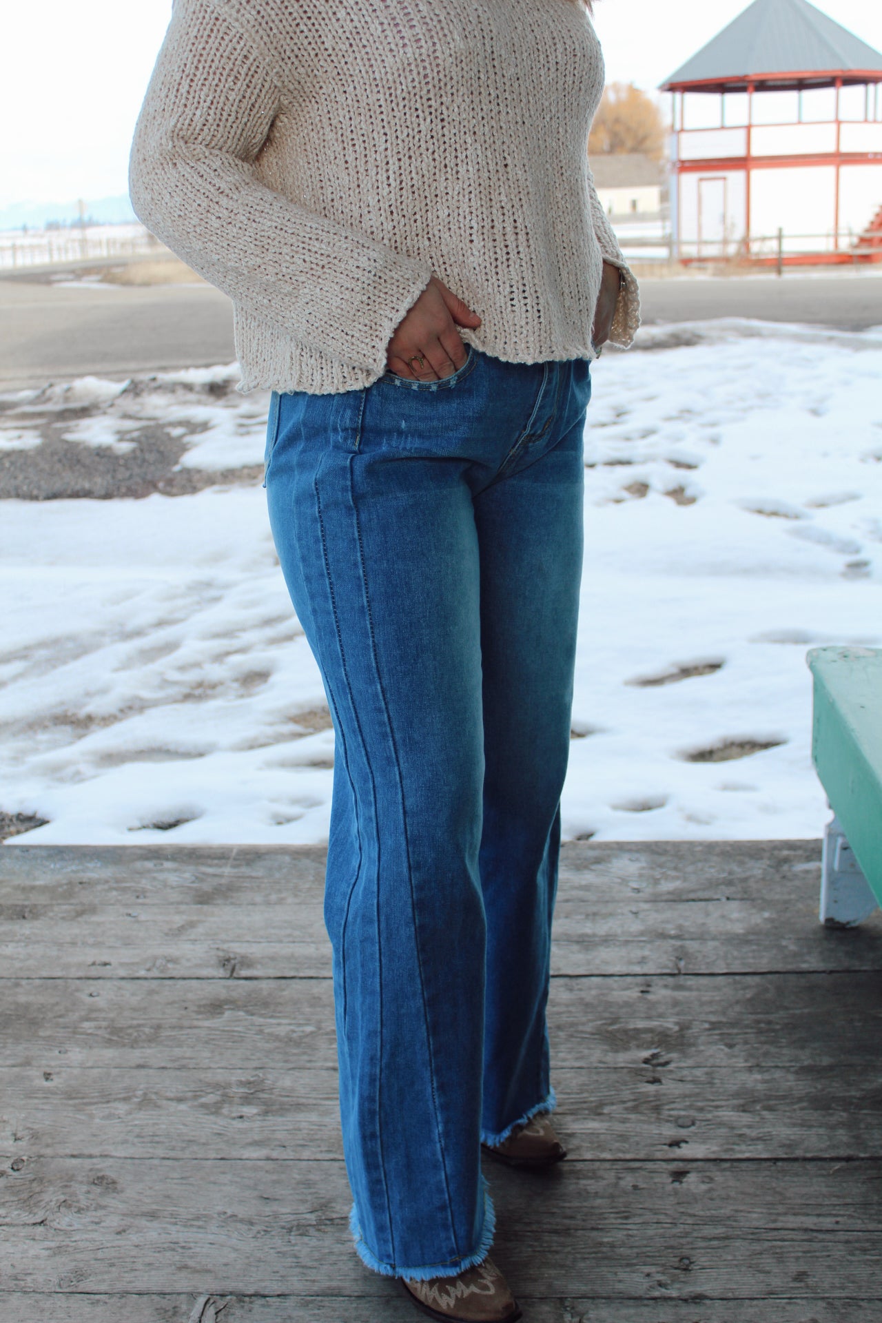Open Range Wide-Leg Denim