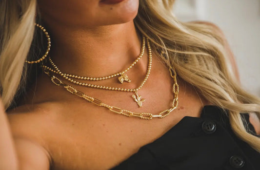 Golden Stallion Charm Necklace