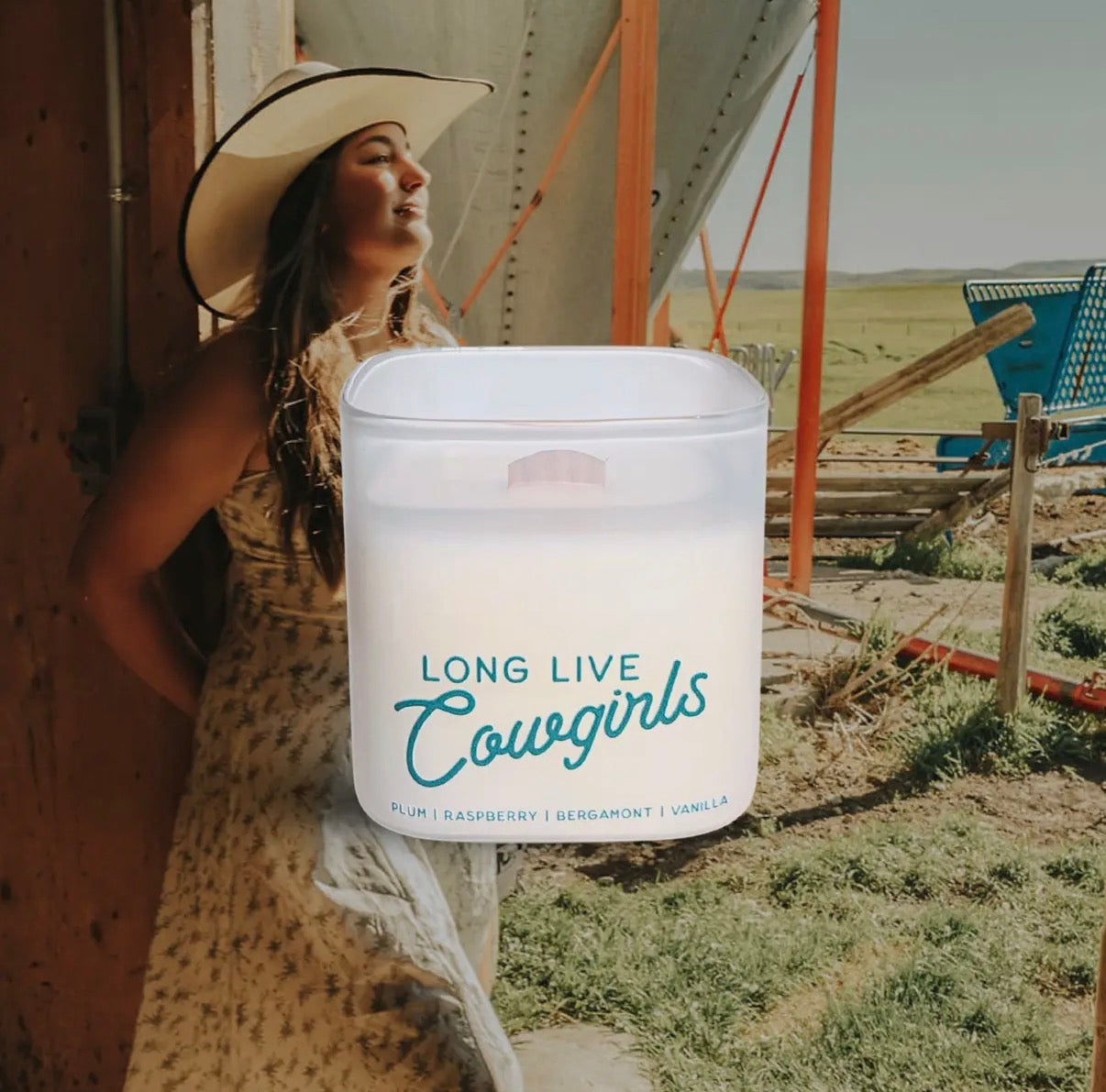 Long Live Cowgirls Candle