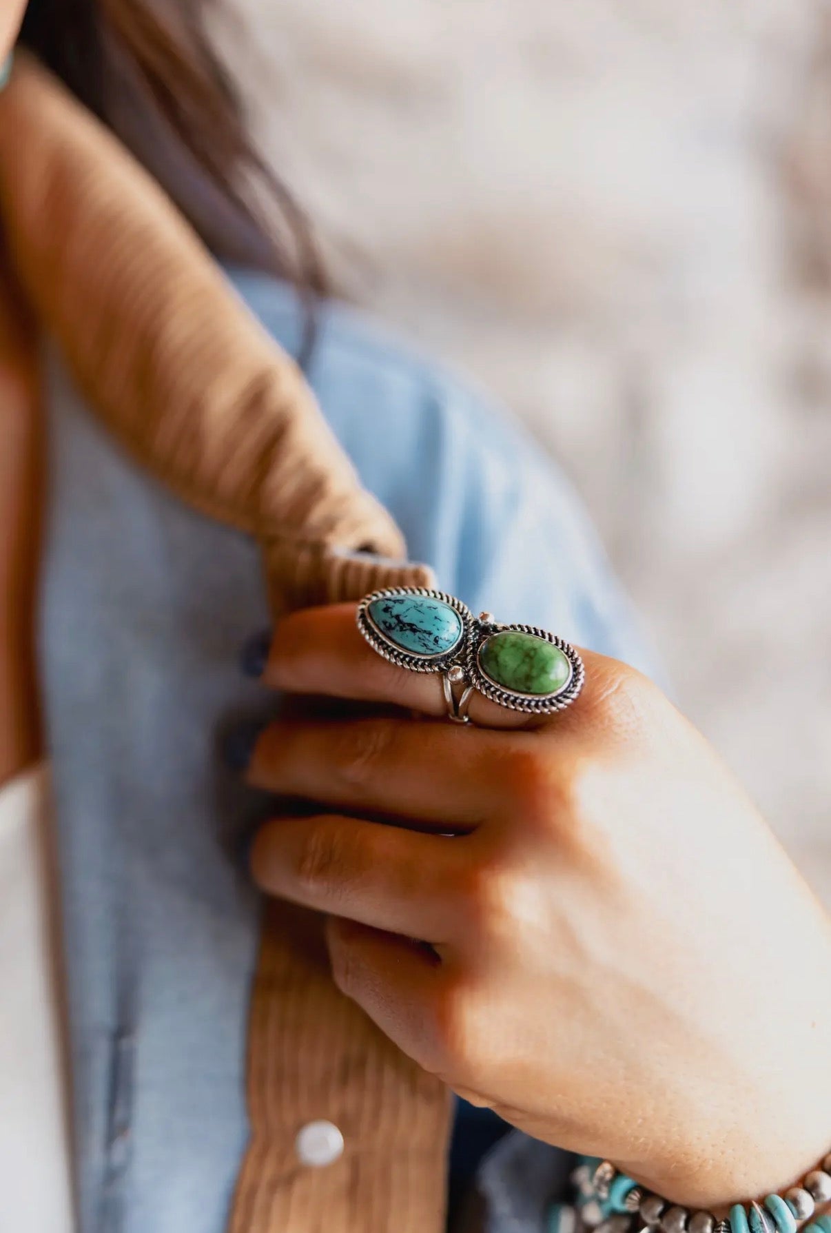 Canyon Sky Two-Stone Ring