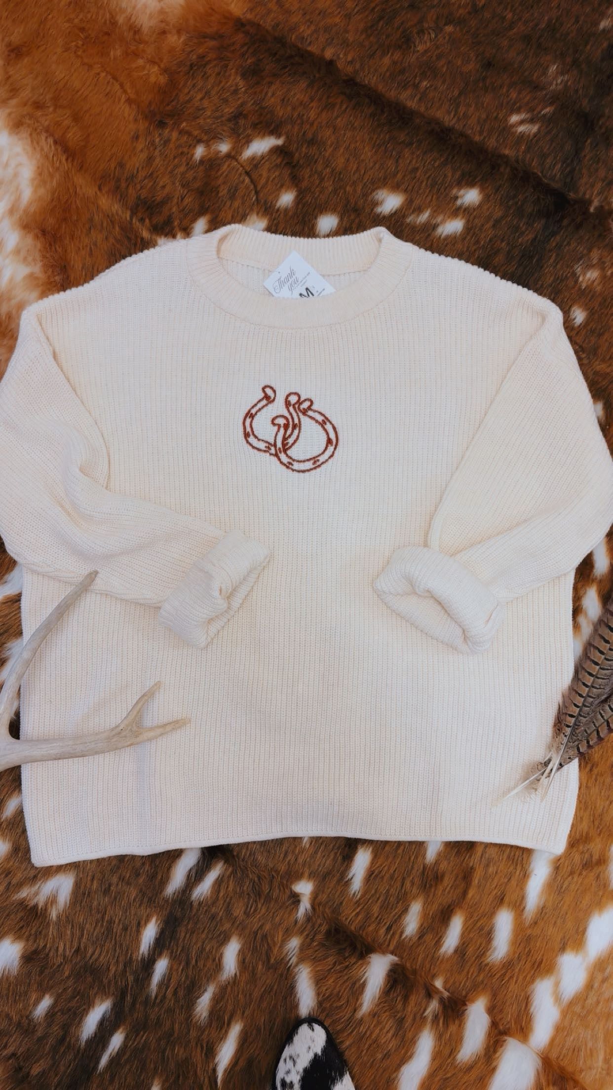 Double Horseshoe Knit Sweater