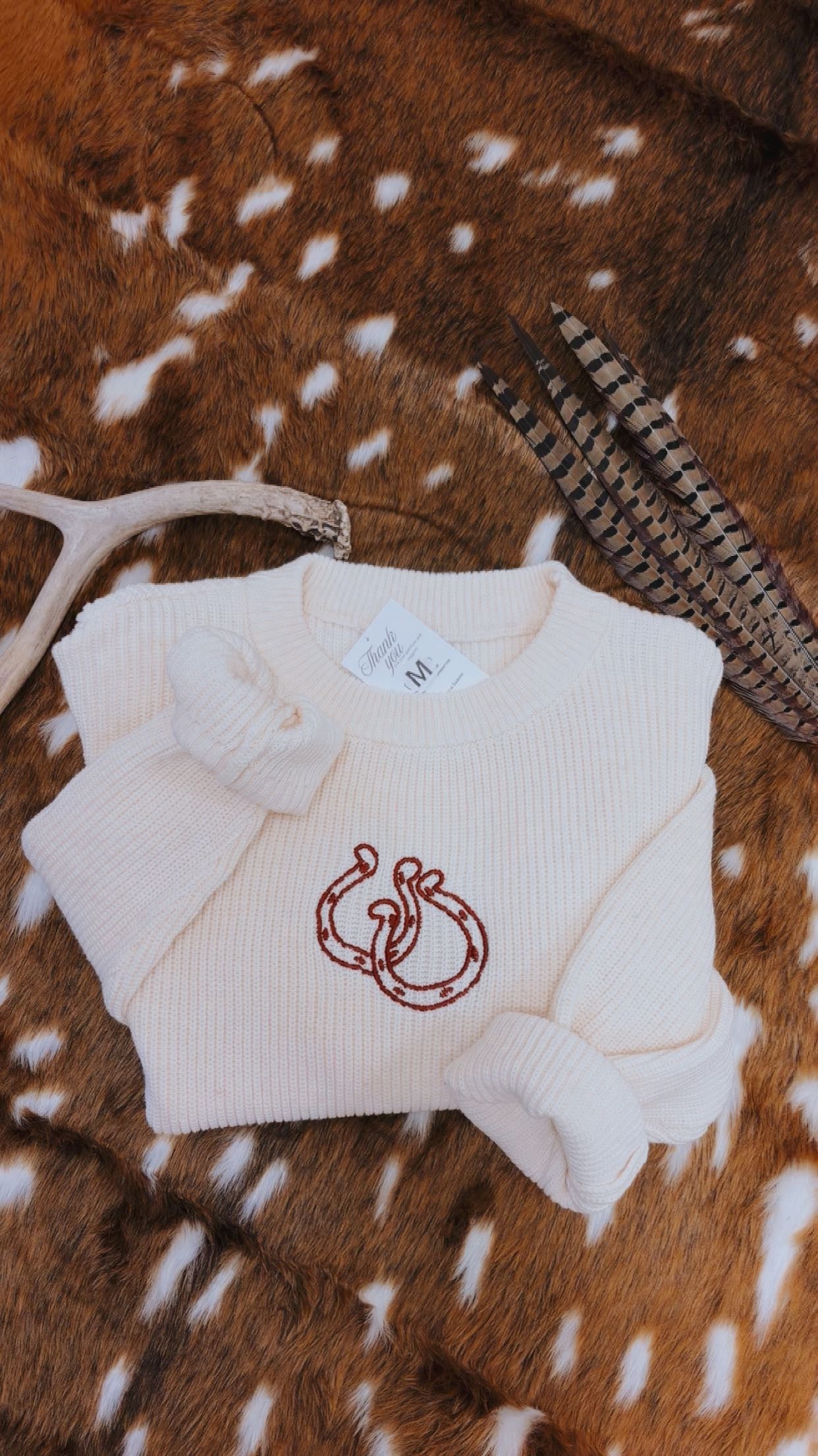 Double Horseshoe Knit Sweater