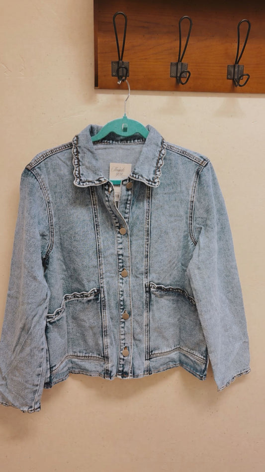 Bluebell Ruffle Denim Jacket