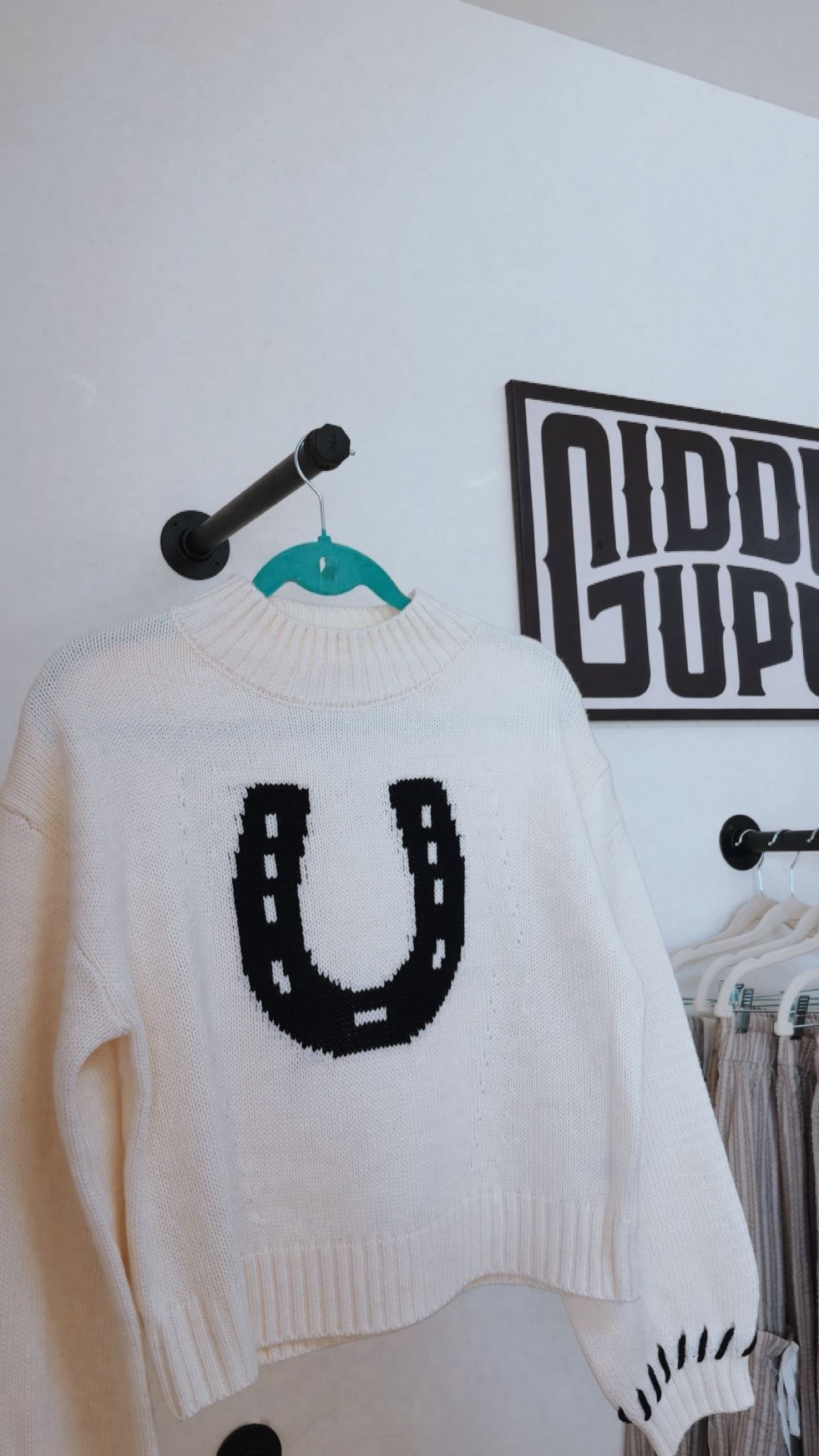 Horseshoe Honey sweater