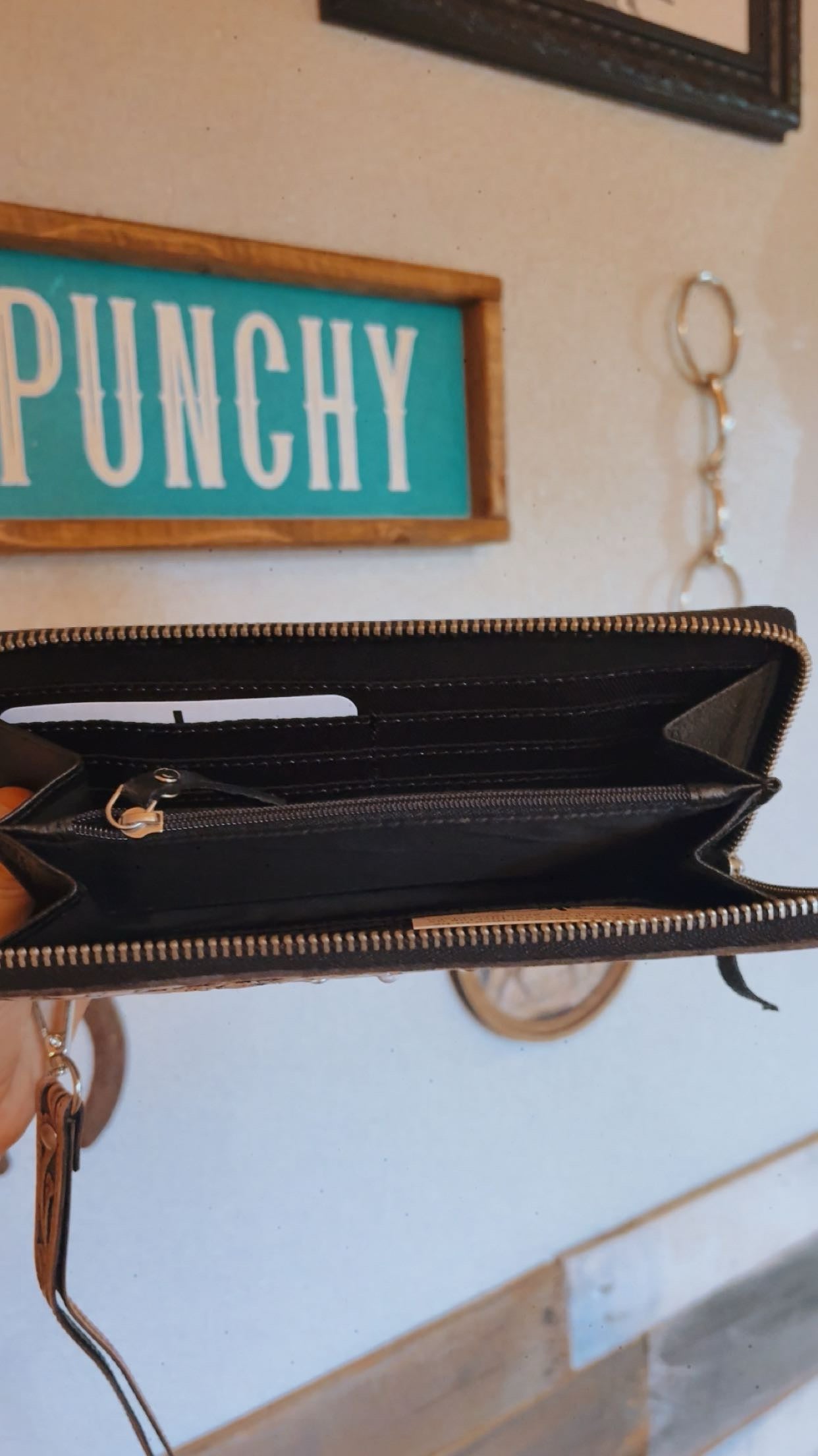 Bridal Belle Tooled Leather Wallet