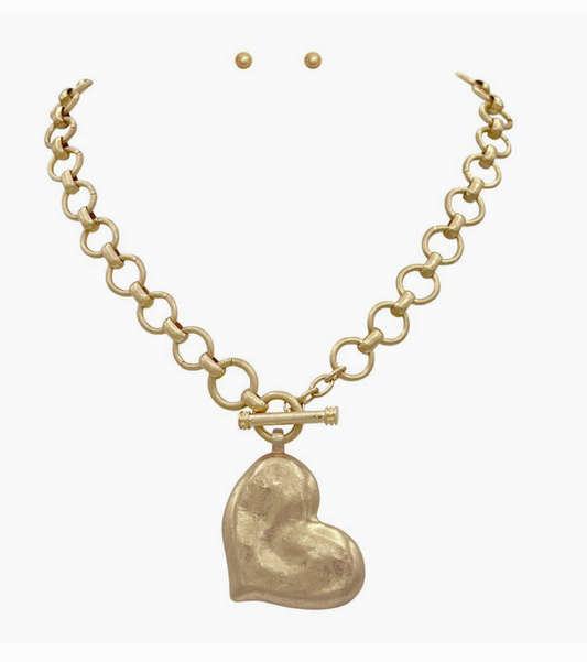 Wild Heart Pendant Necklace
