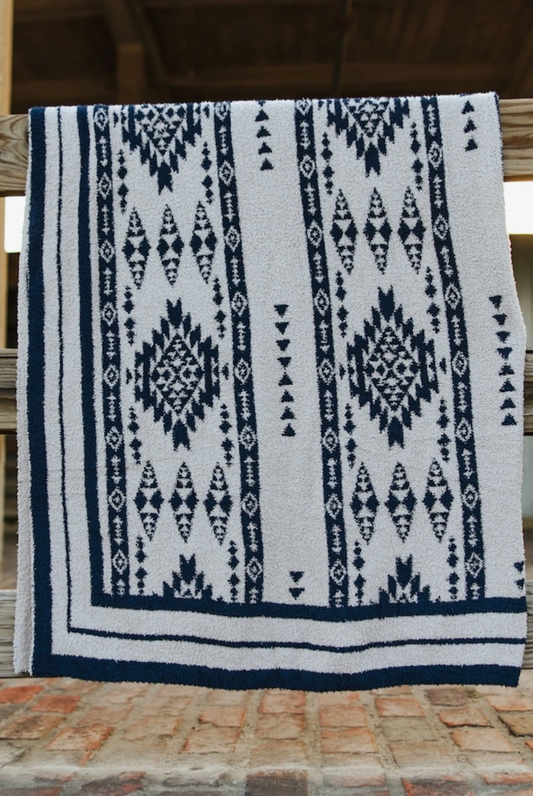 Indigo Trail Western Throw