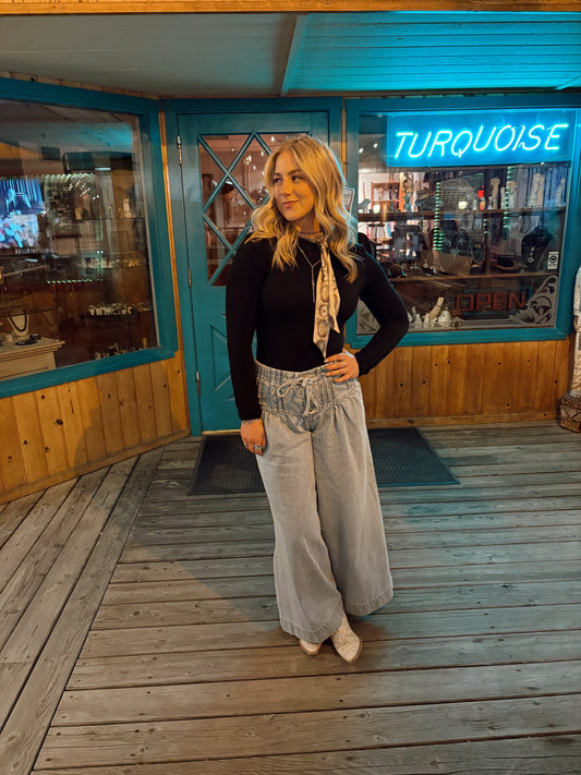 Willie Western Wide Leg Jeans